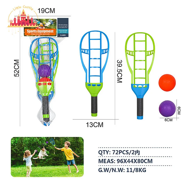 Funny Indoor Outdoor Toss&Catch Ball Game Plastic Scoop Racket Set For Kids SL01F302