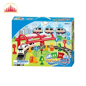 Wholesale 23 Pcs Train Set DIY Plastic Electric Rail Car Slot Toy For Kids SL04C012