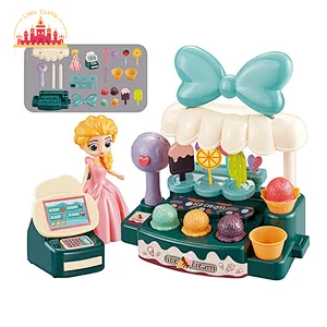 Wholesale Building Blocks Pretend Play DIY Plastic Coffee Shop Toy For Kids SL10D839