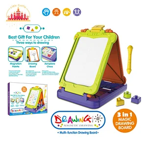 3 In 1 Multifunctional Aeroplane Chess Magic Drawing Board For Kids SL12B002