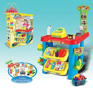 Hot Sale Kids 77 Pcs Cooking Play Set Plastic Kitchen Toy With Water Spray SL10C365