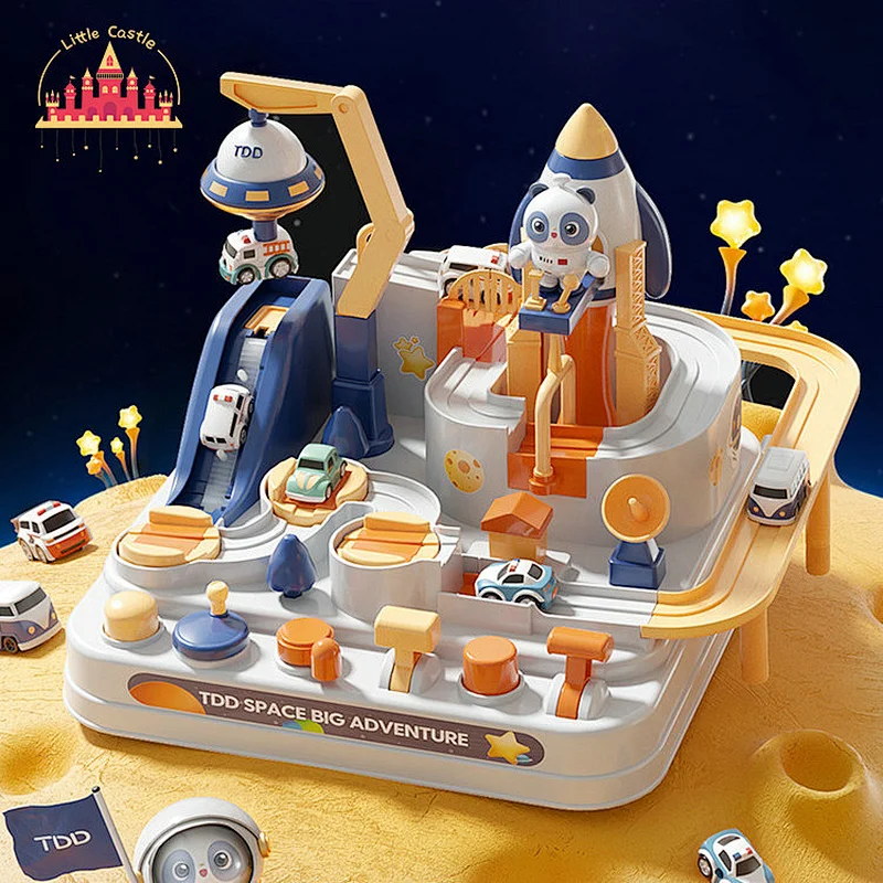 Funny Space Adventure Game Splicing Track Set Plastic Rail Cars Toy For Kids SL04B027