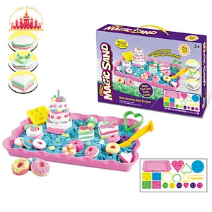 New Design Educational Dessert Modeling Play Sand Magic Sand Set For Kids SL01A178