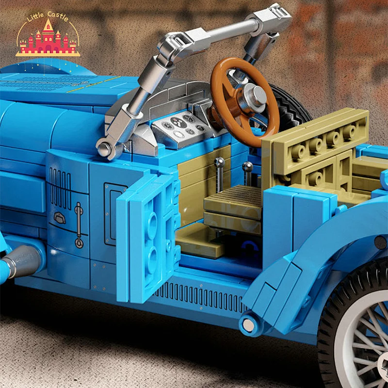 Hot Sale Assembly Block Toys Plastic Vintage Car Building Blocks For Kids SL13A508