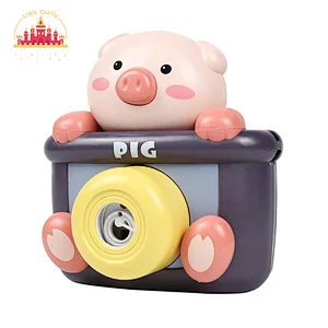Hot Selling Kids Creative Cartoon Camera Plastic Bubble Toy With Light Music SL10D847