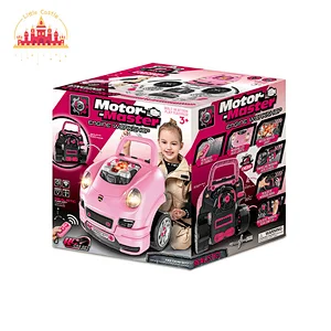 Customize Kids DIY Electric Plastic Disassembly Car Toy With Light Sound SL10G708