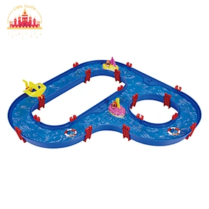 Hot Selling Kids 42 Pcs DIY Mini Water Park Plastic Water Track Set Toy SL01A388
