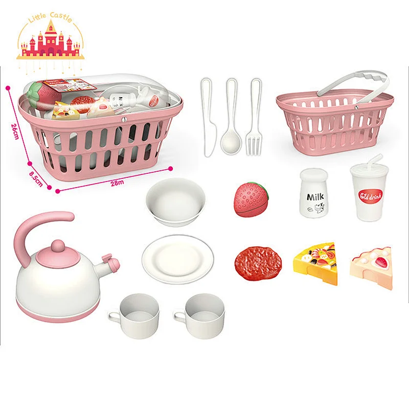 New Arrival Funny Pretend Role Play Plastic Afternoon Tea Set Toys For Kids SL10D896