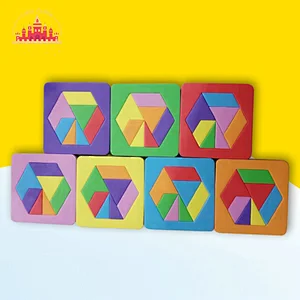 New Design Educational Jigsaw Puzzle Game Colorful EVA Tangram For Kids SL18A043