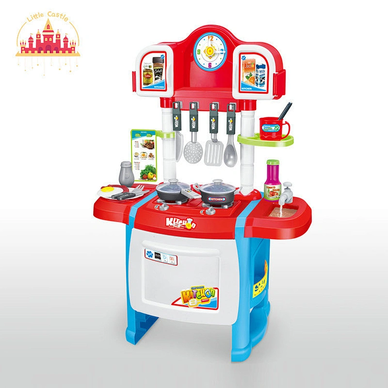 Hot Sale Electric Water Spray Kitchen Toy Plastic Cooking Table For Kids SL10C066