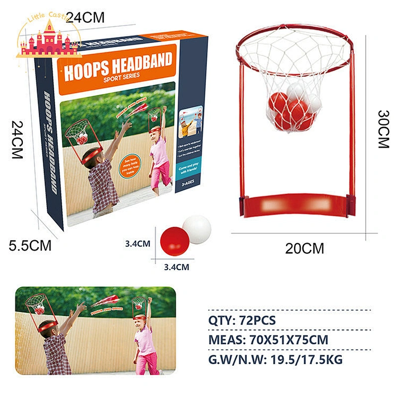 Wholesale Kids Outdoor Sports Game Plastic Headband Hoop Toy With Balls SL01F288