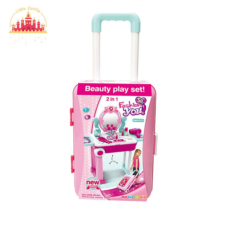 High Quality Pretend Play Luggage Plastic Dressing Table Toy For Kids SL10G706