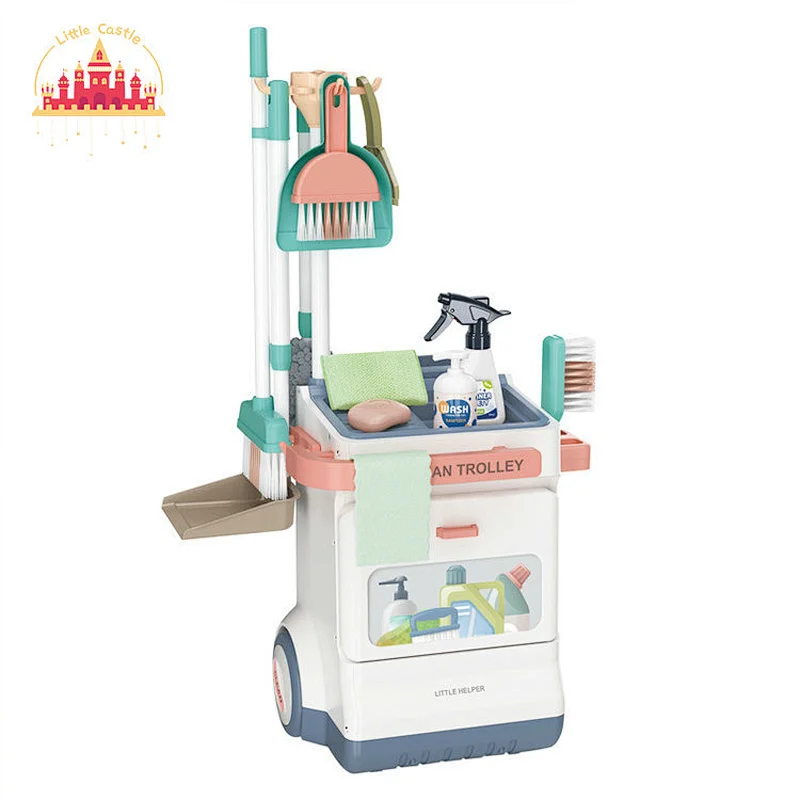 Kids Pretend Play Simulation Bathroom Plastic Washing Table Toy With Light Music SL10D842