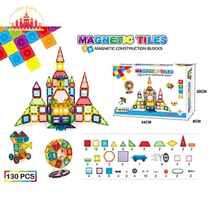 Educational DIY Building Blocks 52 Pcs Plastic Magnetic Stick Toy For Kids SL13E073