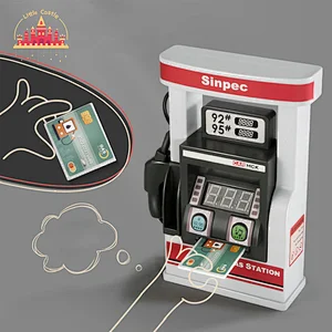 New Arrival Kids Pretend Play Simulation Plastic Gas Station Toy With Music SL10D848