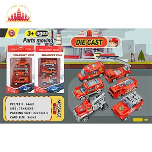 Hot Selling 3 Pcs Model Cars 1:50 Diecast Alloy Fire Truck Toys For Kids SL04A739