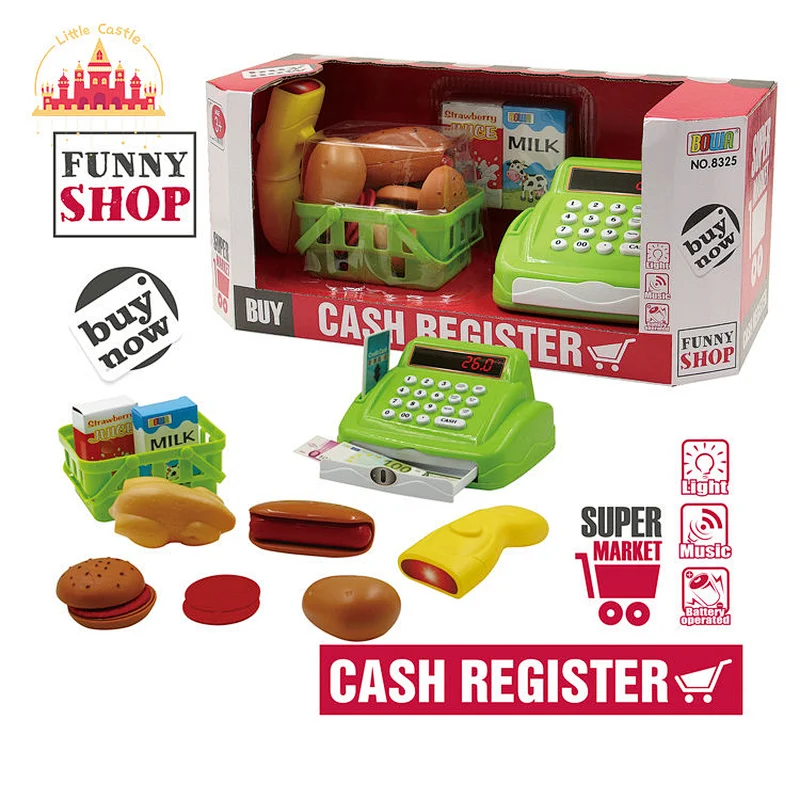 Wholesale Kids Educational Shopping Game Cash Register Set Toy With Sound SL10D499