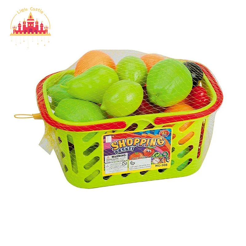 Wholesale Food Simulation Set 71 Pcs Plastic Fruit Vegetable Toys For Kids SL10D603
