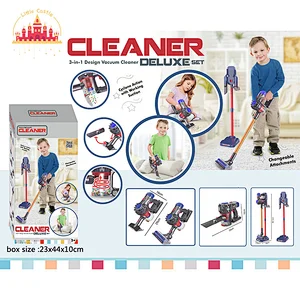 2023 New Household Pretend Play 3 In 1 Plastic Vacuum Cleaner Toy For Kids SL10D1028