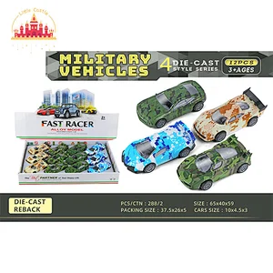 Military Vehicle Models 12 Pcs 1:36 Mini Alloy Pull Back Car Toys For Kids SL04A694
