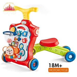 4 In 1 Educational Play Table Push Scooter Plastic Activity Walker For Baby SL16E011