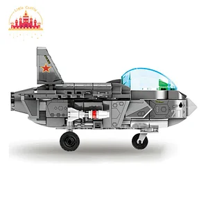 Popular Model Building Blocks Set Plastic DIY Fighter Aircraft Toy For Kids SL13A507