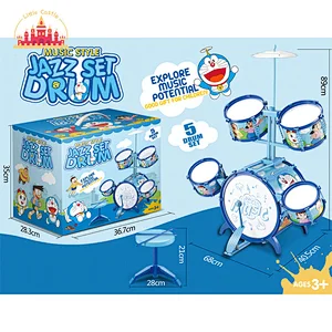 Popular Educational Musical Toy Plastic Cartoon Jazz Drum Set For Kids SL07A034