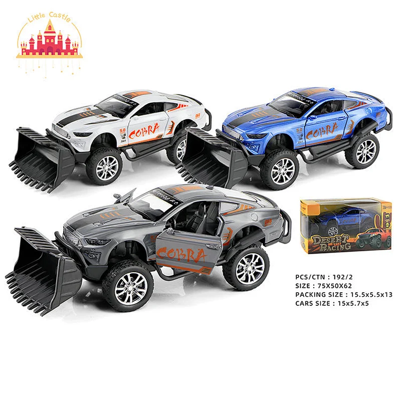 High Quality 3 Opening Doors 1:32 Diecast Alloy Pull Back Model Car For Kids SL04A989