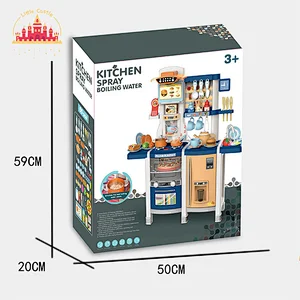 65 Pcs Cooking Play Set Multifunctional Plastic Spray Kitchen Toy For Kids SL10C183