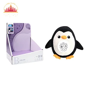 Hot Sale Dog Smoothing Night Light Muscial Projection Plush Toy For Baby SL21E012
