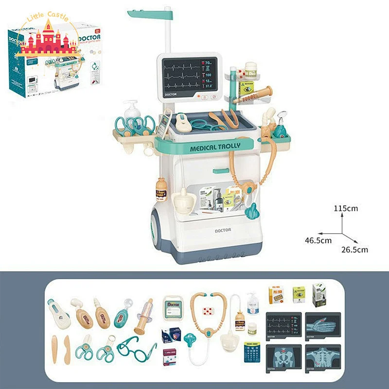 Kids Pretend Play Simulation Bathroom Plastic Washing Table Toy With Light Music SL10D842