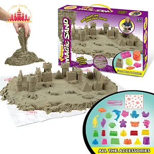 Popular Educational Sensory Play Sand Toy Grey Space Sand Set For Kids SL01A170