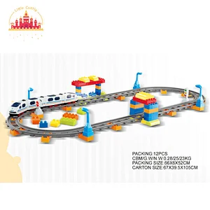 Hot Sale Creative DIY 58 Pcs Colorful Plastic Building Blocks Set For Kids SL13A513