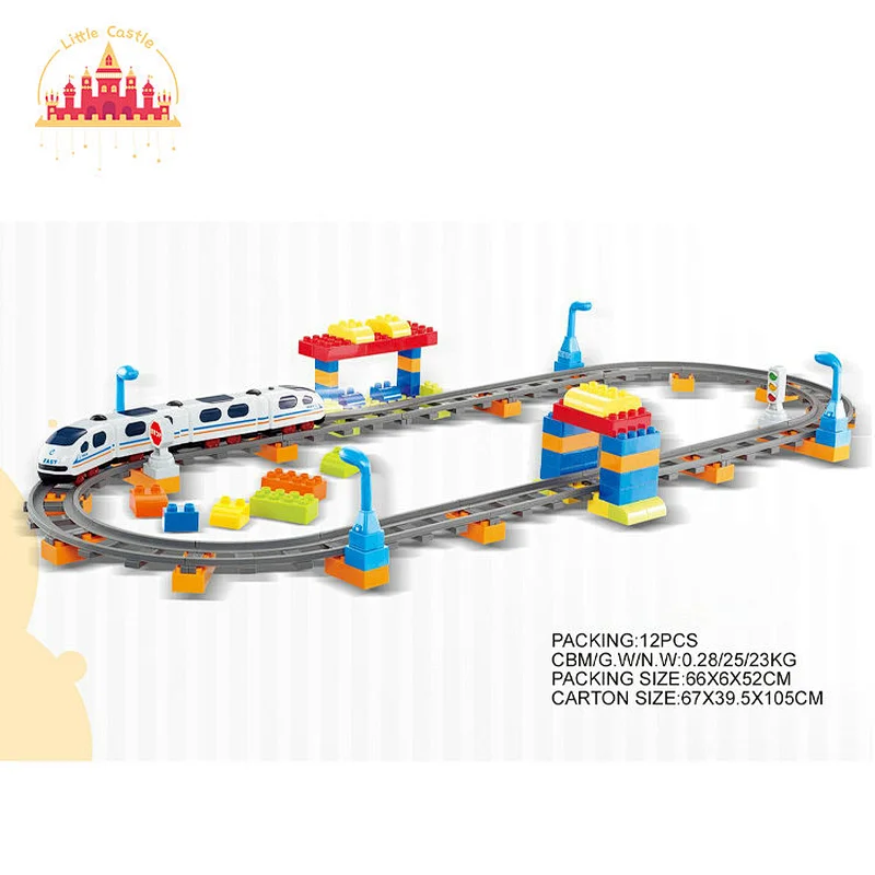 Hot Sale Creative DIY 58 Pcs Colorful Plastic Building Blocks Set For Kids SL13A513