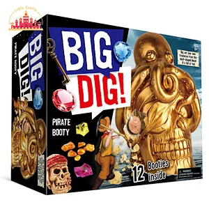 High Quality Archaeological Excavation Kit Kids DIY Natural Fossils Digging Set SL17A090