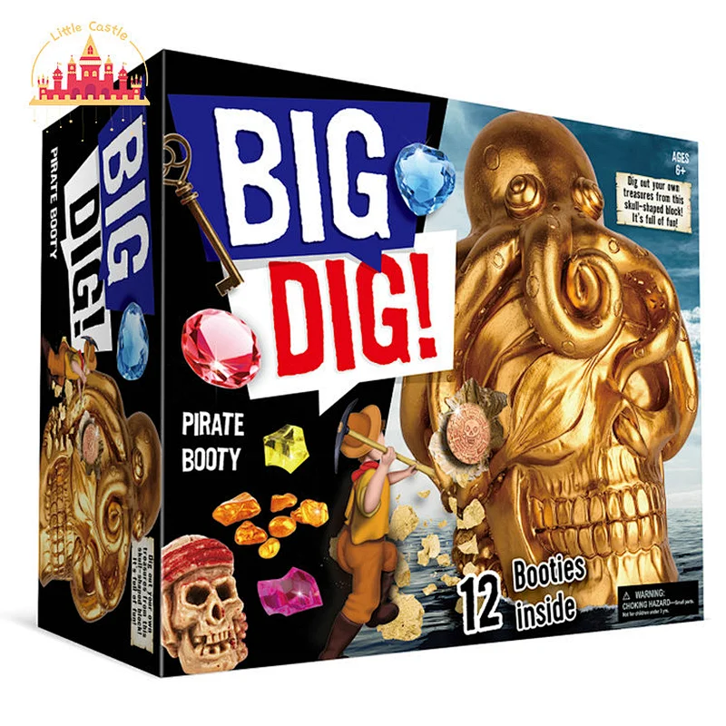 High Quality Archaeological Excavation Kit Kids DIY Natural Fossils Digging Set SL17A090
