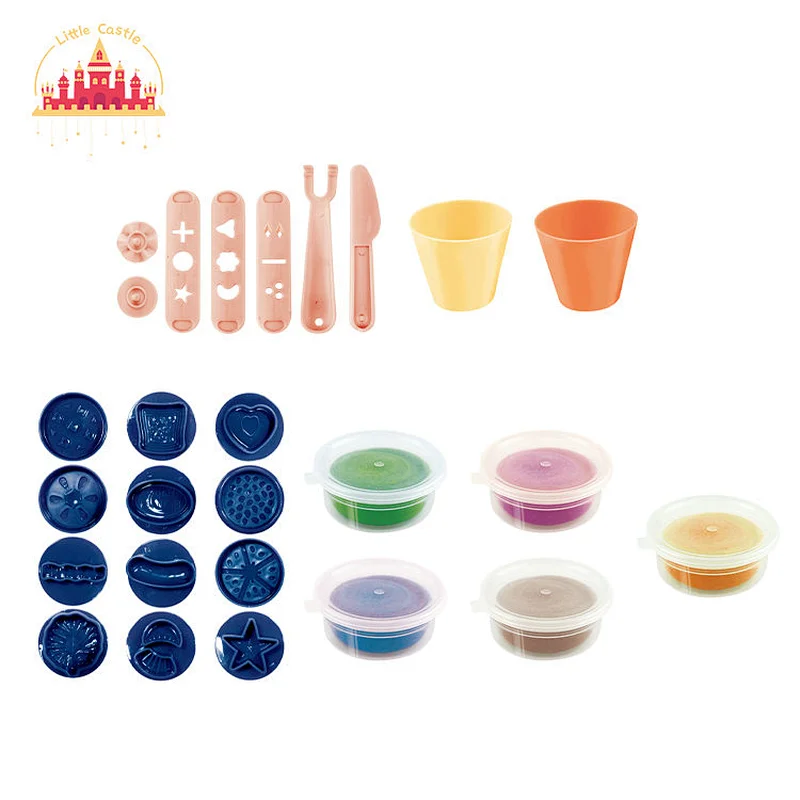 Creative DIY Play Dough Game Non-toxic Ice Cream Clay Toy Set For Kids SL01A405