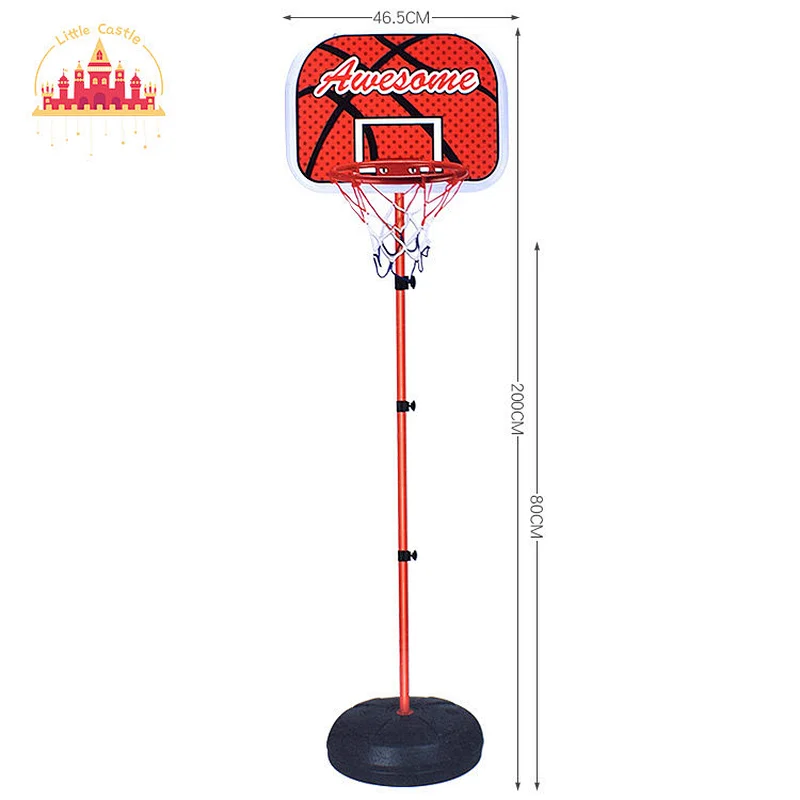 Customize Height Adjustable 165CM Mini Plastic Basketball Stand Toy For Kids SL01F035