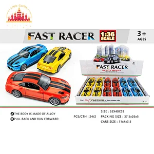 Dircast Model Car 1:36 12 Pcs Mini Alloy Pull Back Vehicle Toys For Kids SL04A677
