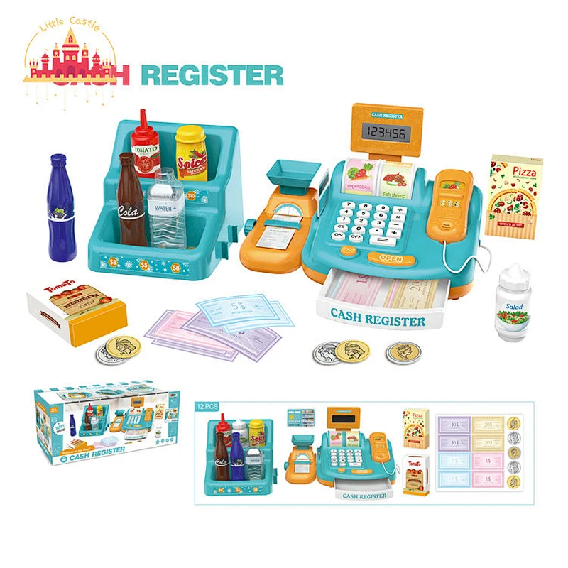 Wholesale Kids Educational Shopping Game Cash Register Set Toy With Sound SL10D499