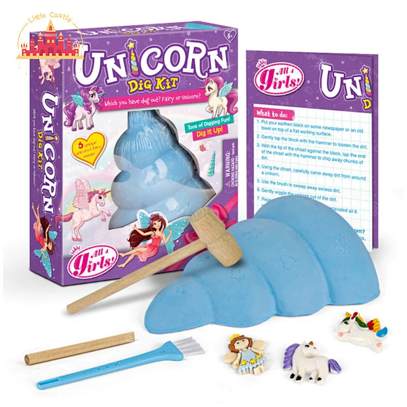 Wholesale DIY Mermaid Model Excavation Kit Science Physics Dig Toy For Kids SL17A107