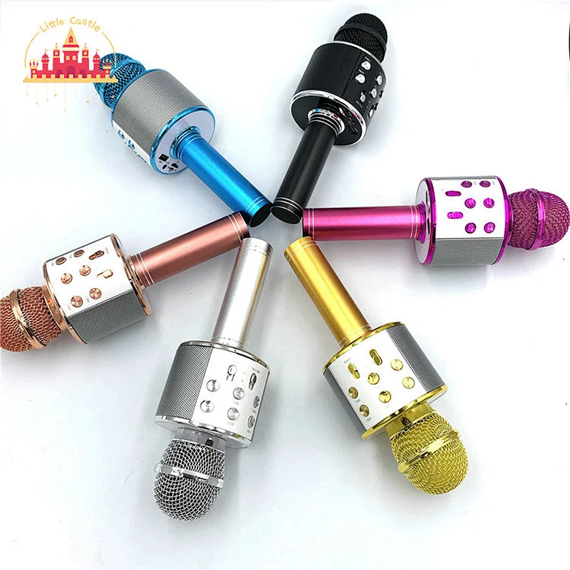 Fashion Bluetooth Wireless Microphone Handheld Karaoke Mic USB Mini Home KTV SL07C011