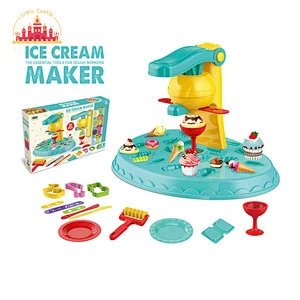 Educational DIY Play Dough Set Plastic Ice Cream Clay Making Table For Kids SL10D507