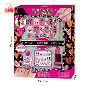 Customize Kids DIY Pretend Beauty Non-Toxic Colorful Nail Stickers Set SL10A014