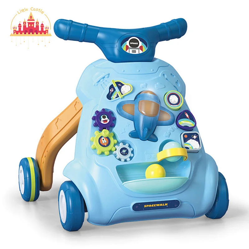 Customize Baby Learning Musical Toy Plastic Activity Walker With Drawing Board SL16E017