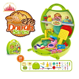 31 Pcs Creative DIY Play Dough Toy Portable Food Color Clay Box For Kids SL10G122