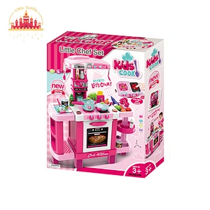 Funny Cooking Game Induction lighting Plastic Kitchen Table Toy For Kids SL10C374