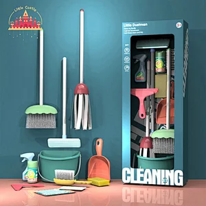 New Arrival Pretend Play Mop Broom Toy Plastic Cleaning Tools Kit For Kids SL10D838