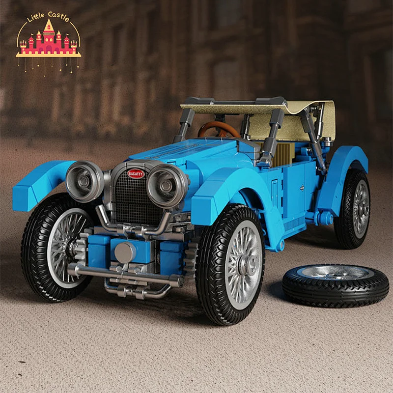 Hot Sale Assembly Block Toys Plastic Vintage Car Building Blocks For Kids SL13A508