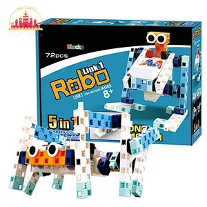 Science Electric Toy DIY Plastic Programme Robot Building Block Set For Kids SL13A499